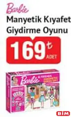 BARBİE OYINCAK MANYETİK KIYAFET GİYDİRME OYUNU